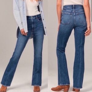 NEW Abercrombie & Fitch 70’s Vintage Flare Ultra High Rise Jeans Size 26 Short